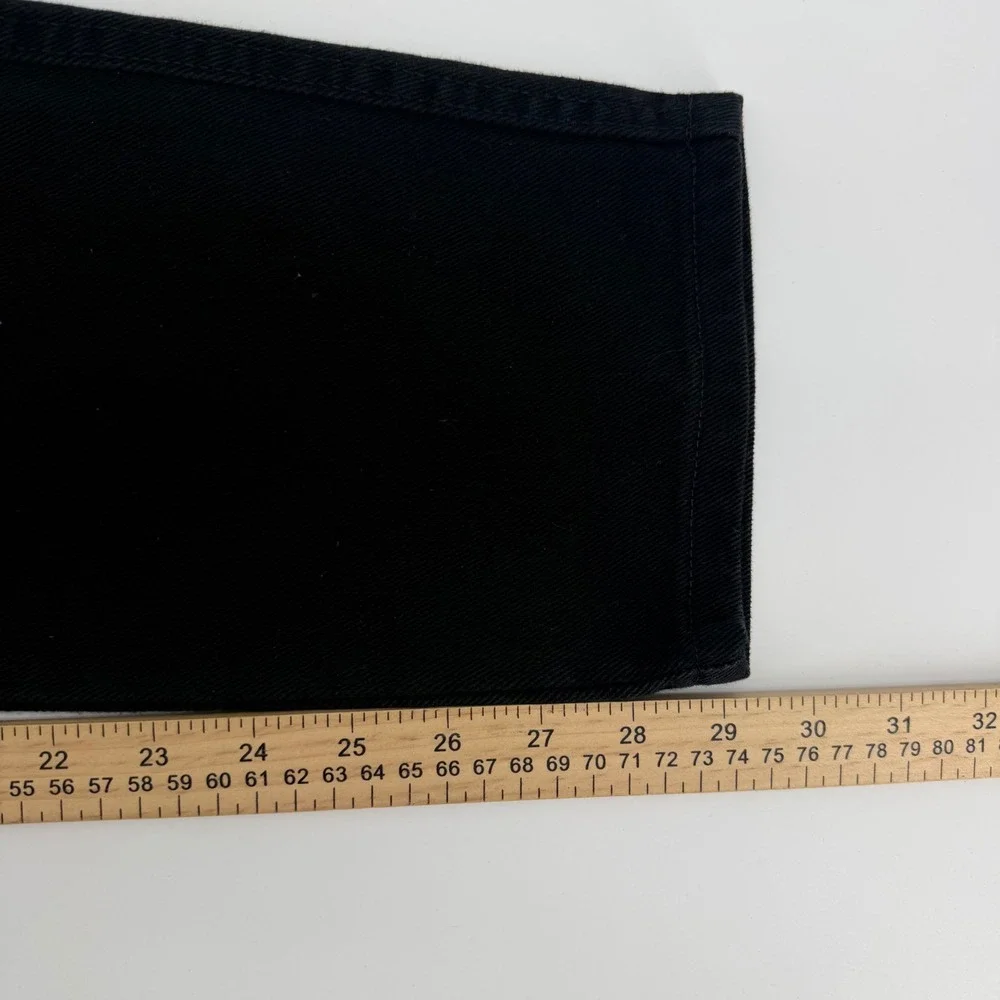 Harley-Davidson Jeans Women 8 PET Black Classic Straight High Rise Vintage 90s